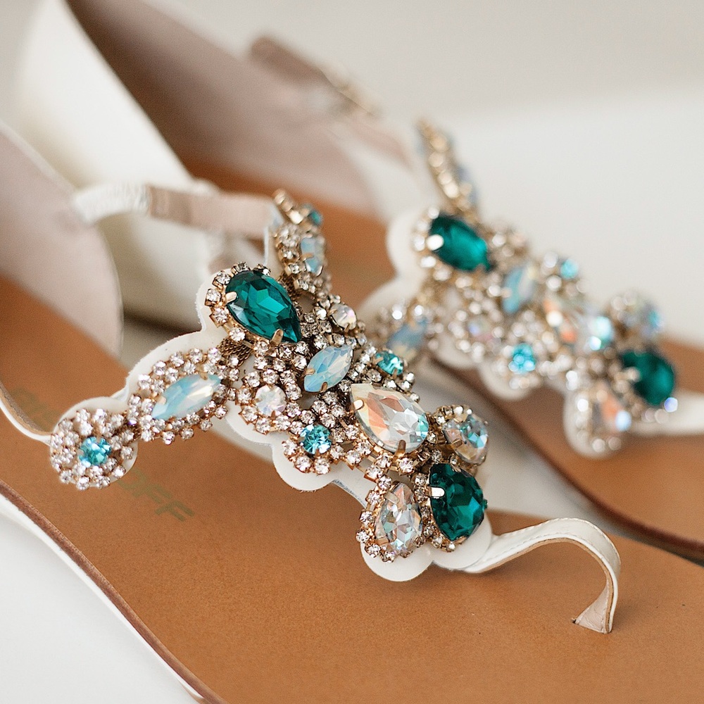 Sparkly Brazilian sandals